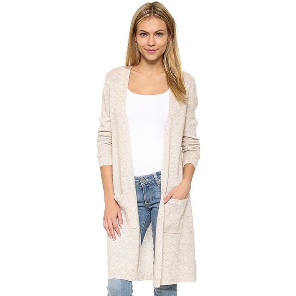 Linencashmere Long Cardigan Euc | Poshmark